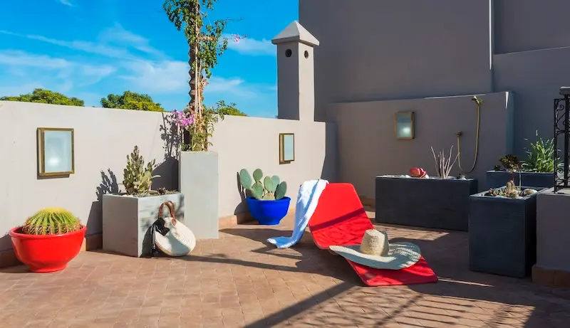 Roof Terracce of Riad Lumiere